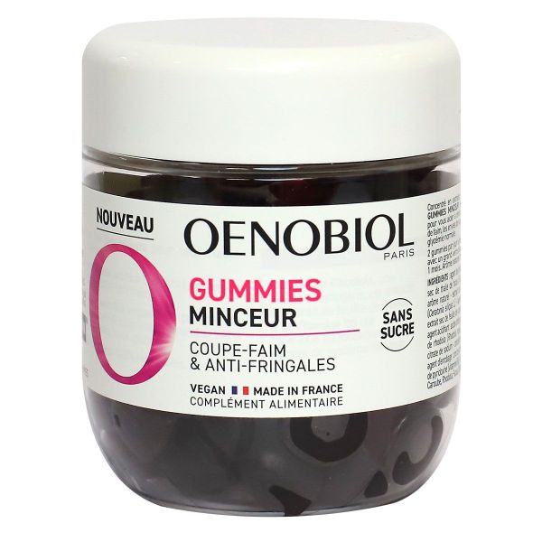 Minceur Coupe Faim Anti Fringales Sans Sucre 60 Gummies Oenobiol