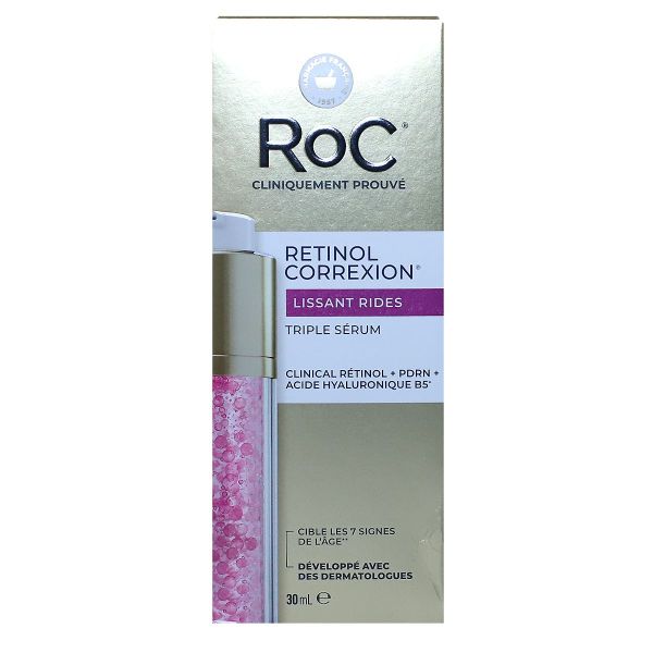 Retinol Correxion triple serum lissant visage toute peau 30ml