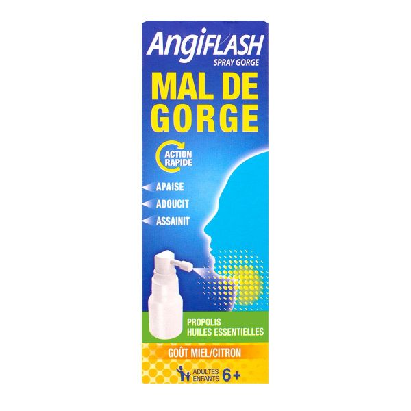 Angiflash spray mal de gorge 20ml