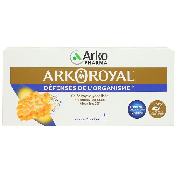 Arkoroyal défenses organisme 7x10ml