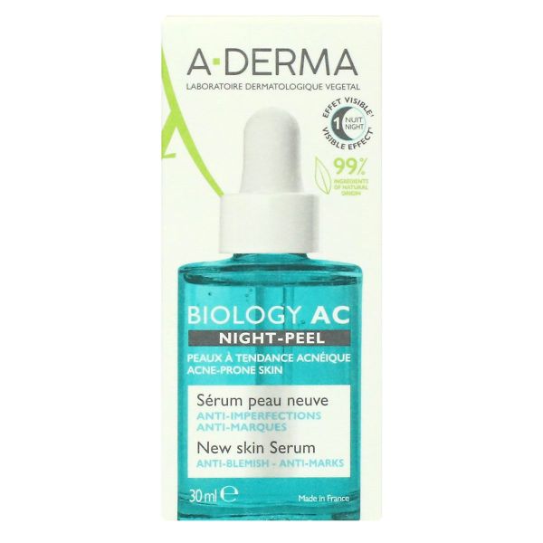 Biology AC Night Peel sérum peau neuve bio 30ml