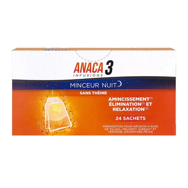 Anaca3 infusion minceur nuit 24 sachets