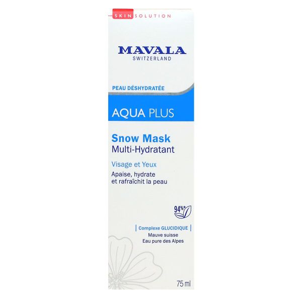 SkinSolution peau déshydratée Snow Mask multi-hydratant 75ml
