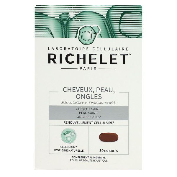 Cheveux peau ongles 30 capsules