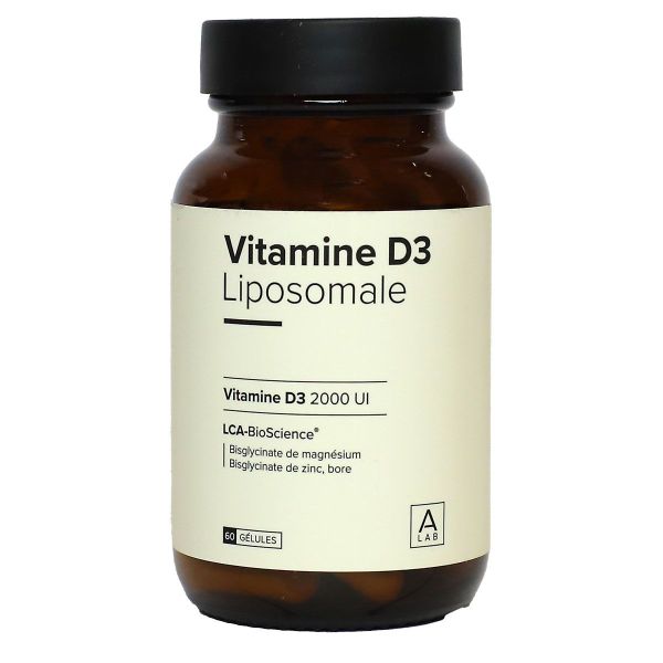 Vitamine D3 2000UI Liposomal défenses naturelles immunité 60 gélules