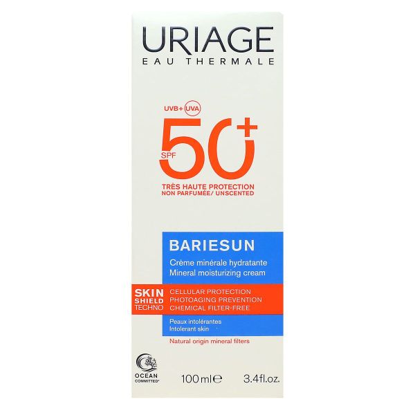 Bariesun creme solaire minerale SPF50+ peau intolerante 100ml
