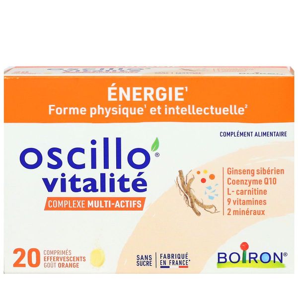 Oscillo vitalité complexe multi-actifs 60 comprimés