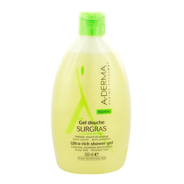 le gel douche surgras à l avoine rhealba est un soin