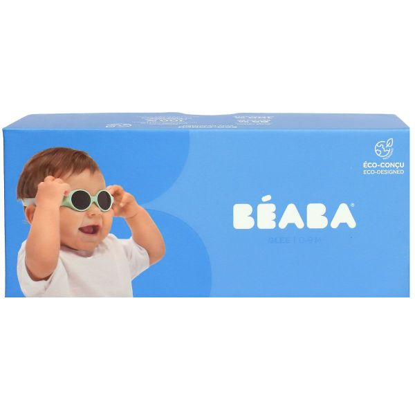 Lunettes soleil bébé bandeau réglable bleu 0-9 mois