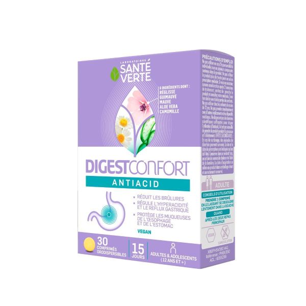 DigestConfort Antiacid 30 comprimés orodispersibles