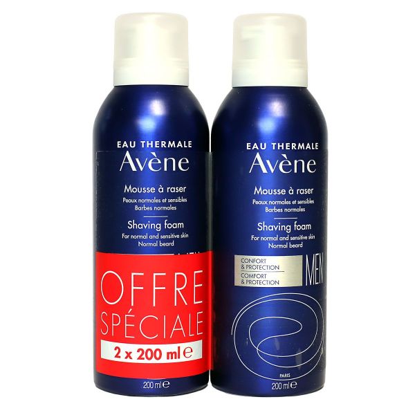 Men mousse à raser 2x200ml