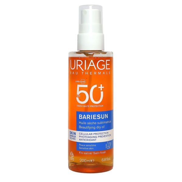 Bariesun huile seche sublimatrice SPF50 + peau sensible 200ml