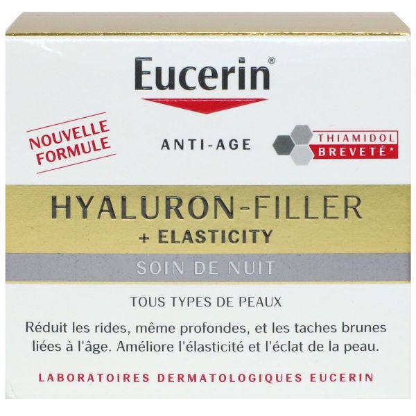 Hyaluron Filler et Elasticity soin nuit anti-âge toute peau 50ml