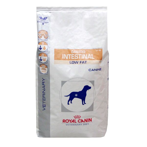 les croquettes pour chien gastro intestinal low fat sont utilisées en