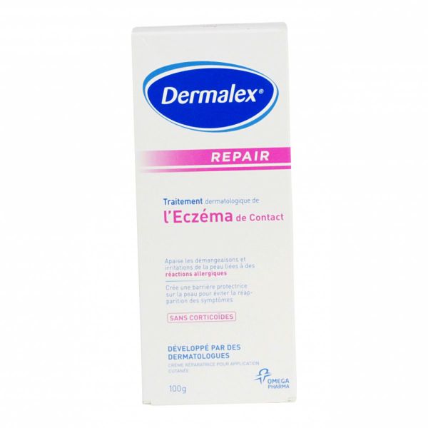 la crème eczéma de contact dermalex repair est utilisé en cas d