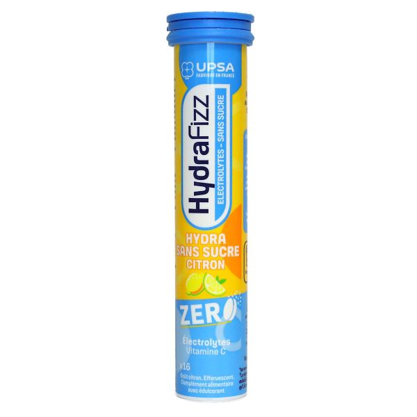 Hydrafizz Hydra sans sucre 16 comprimés effervescents