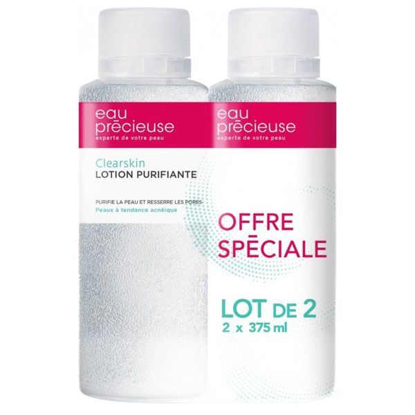 Clearskin lotion purifiante 2x375ml