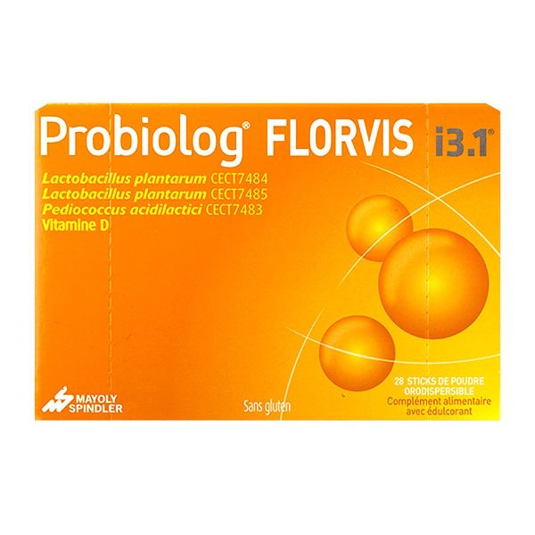 Probiolog Florvis Mayoly est un complément alimentaire formulé à partir