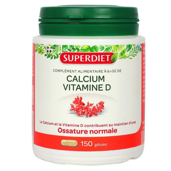 Calcium & vitamine D 150 gélules