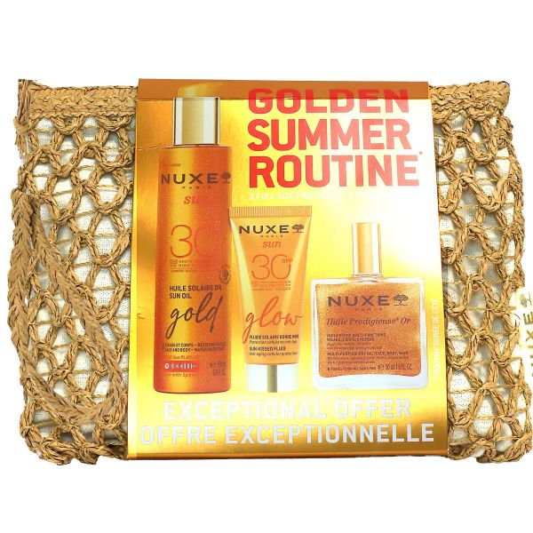 Trousse Routine dorée d'été