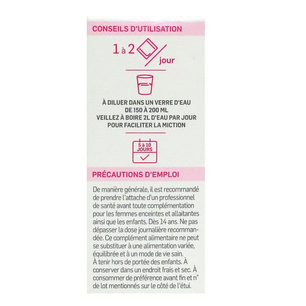 Feminabiane CBU D-Mannose goût fraise 10 sachets à diluer