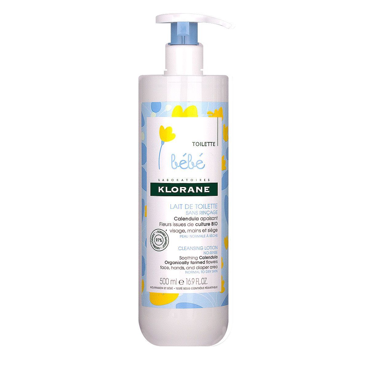Le Lait De Toilette Sans Rincage Bebe Klorane Nettoie Le Visage Les Mains Et Le Siege De Bebe Klorane