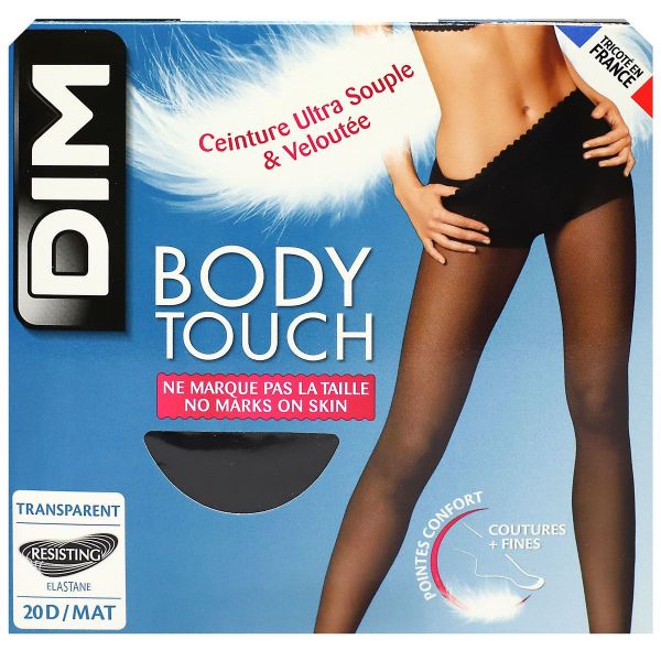 Body Touch collant femme voile noir mat 20D T2