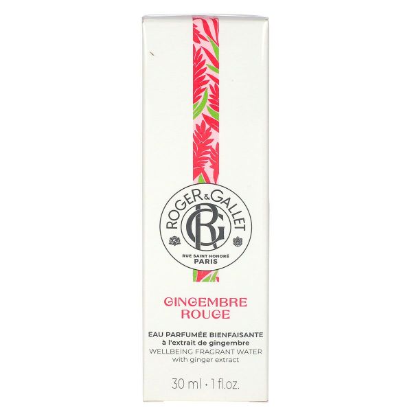 Gingembre rouge eau parfumée bienfaisante 30ml