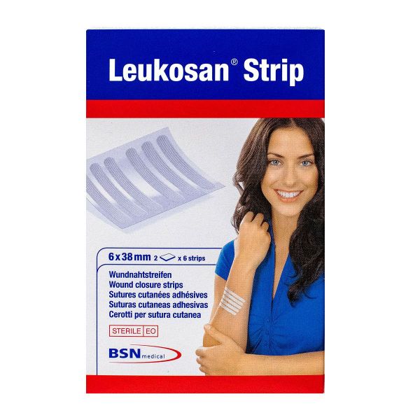 Leukosan Strip sutures cutanées 6x30mm 2x6strips