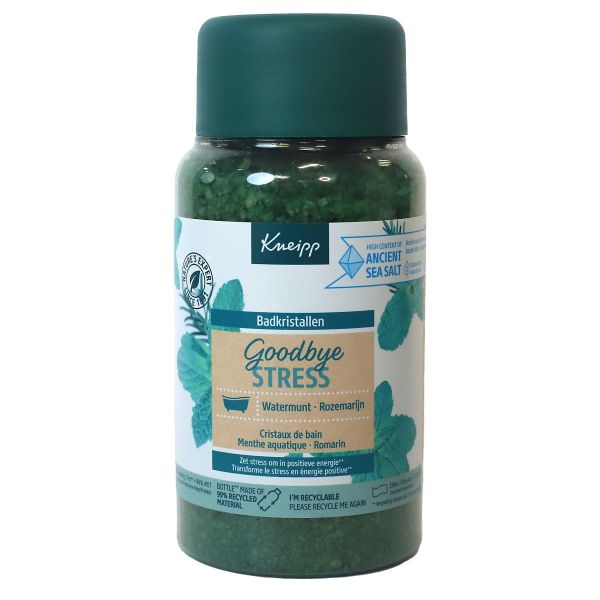 Goodbye stress cristaux de bain menthe aquatique romarin 600g