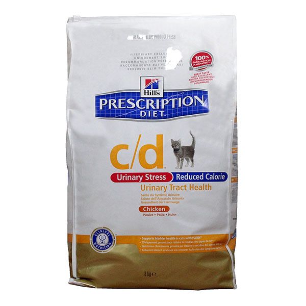 chat c/d Urinary Stress Reduced Calorie 8kg