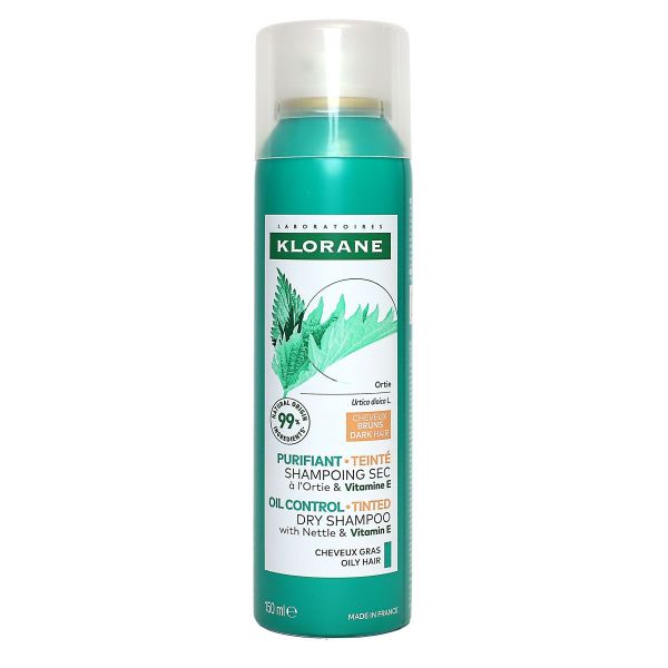 Shampoing sec teinté cheveux chatains à bruns 150ml