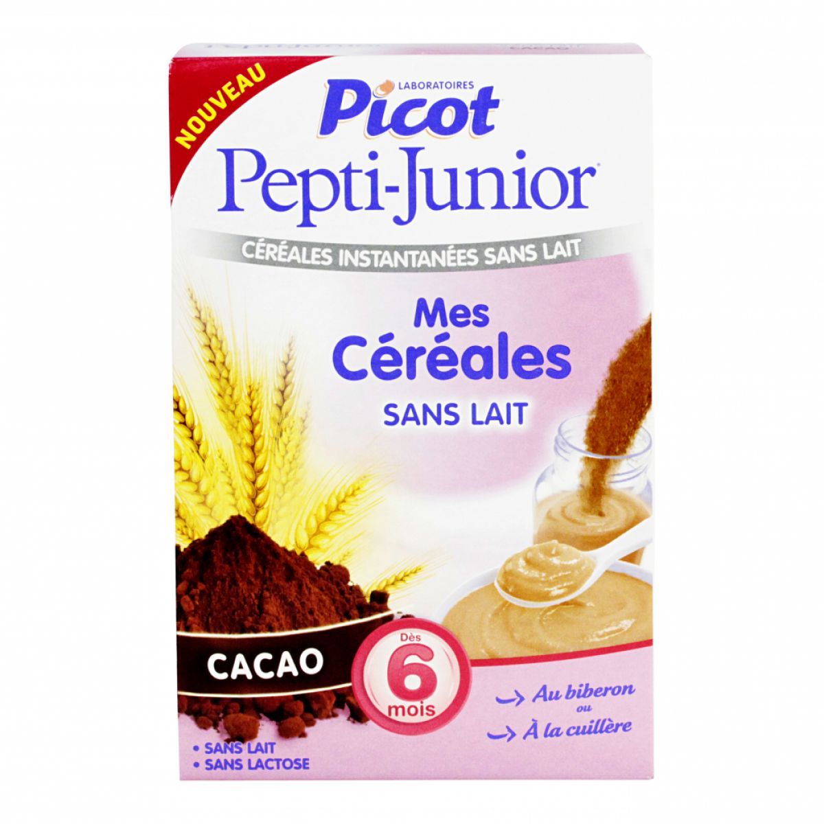 Mes Cereales Sans Lactose Bebe Des 6 Mois Sont Utilisees Pour Initier Au Gout Picot