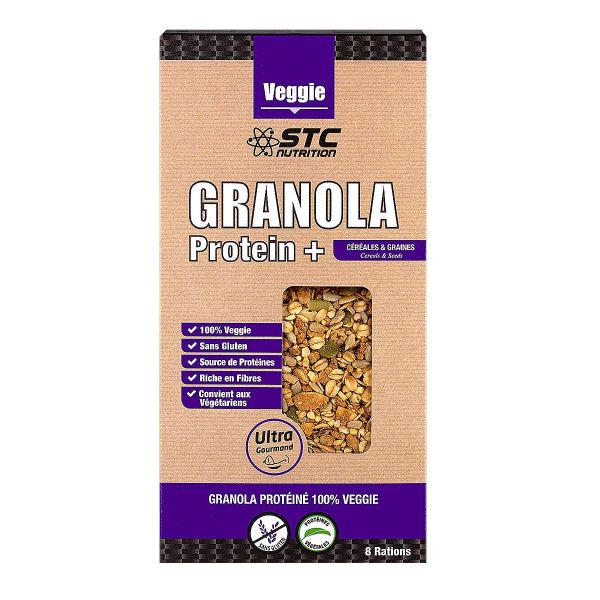 Granola Protein+ STC Nutrition est un mélange de céréales et de graines