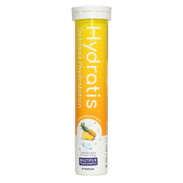 Solution d'hydratation arôme ananas 20 pastilles