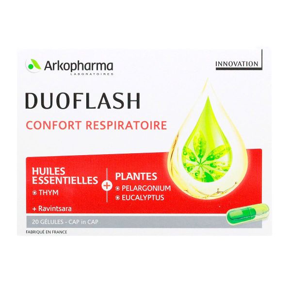 Confort respiratoire Duoflash 20 gélules