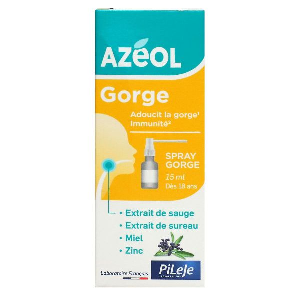 Azéol spray gorge 15ml