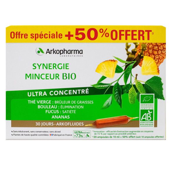 Synergie minceur bio 30x10ml